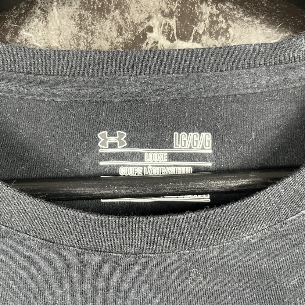 Under Armour Men's Black Panther Shirt Large -Flaws - Picture 2 of 6